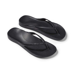 Black - Arch Support Flip Flops
