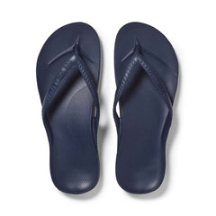 Navy - Arch Support Flip Flops