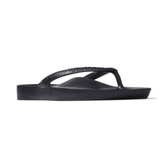 Black - Arch Support Flip Flops