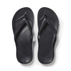 Black - Arch Support Flip Flops