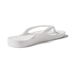 White - Arch Support Flip Flops