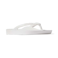 White - Arch Support Flip Flops