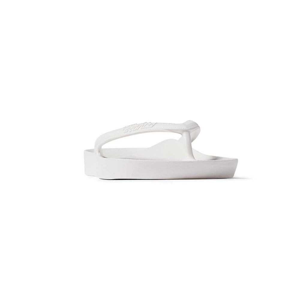  White - Arch Support Flip Flops 
